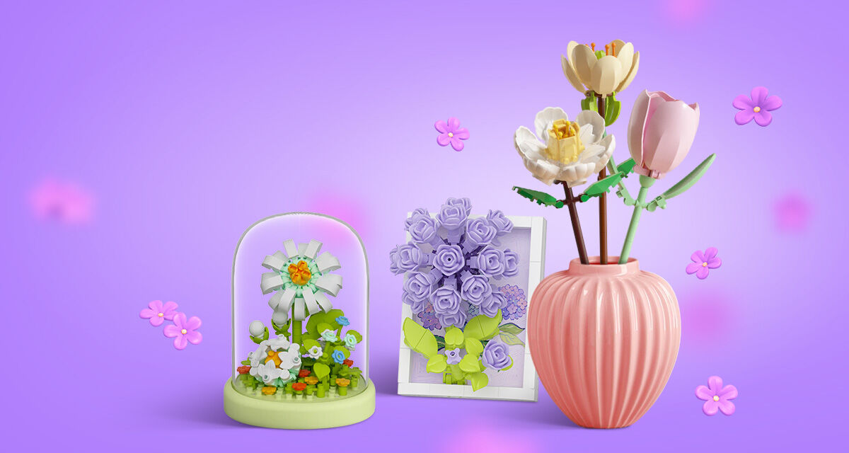 Конструкторы-цветы