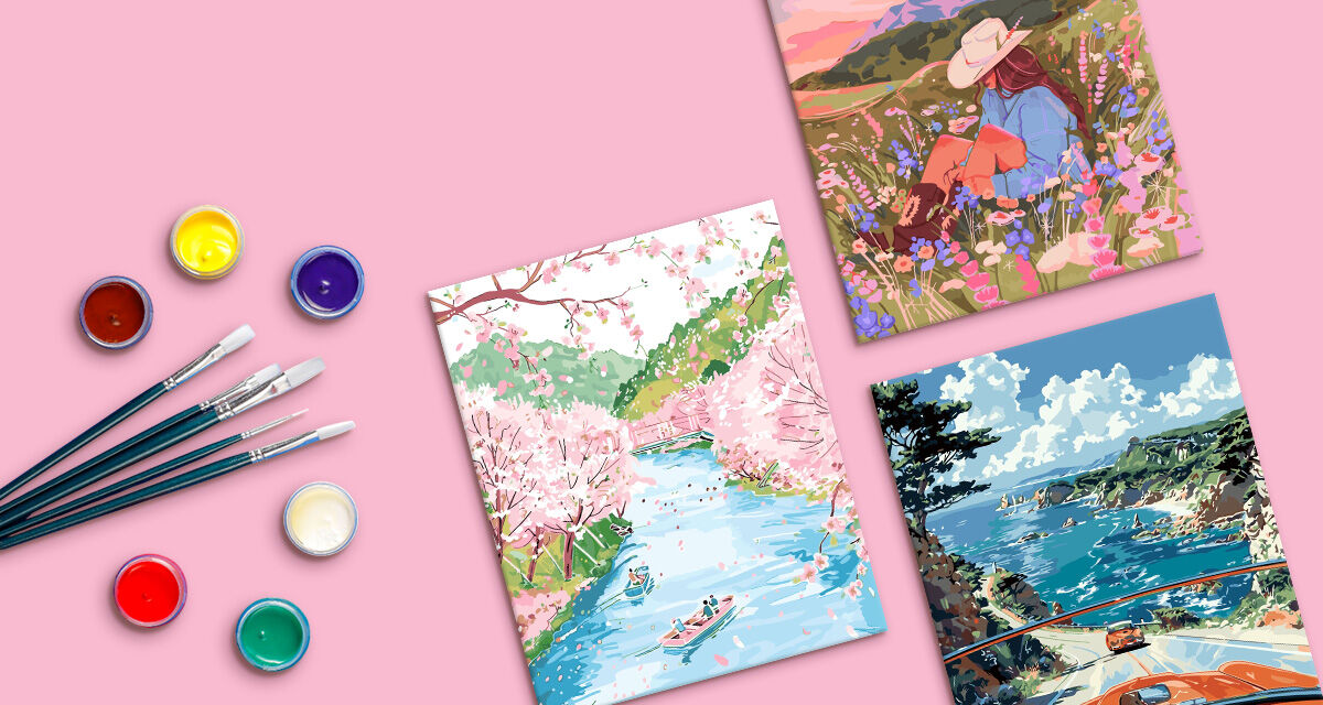 Картины по номерам<br>с пейзажами